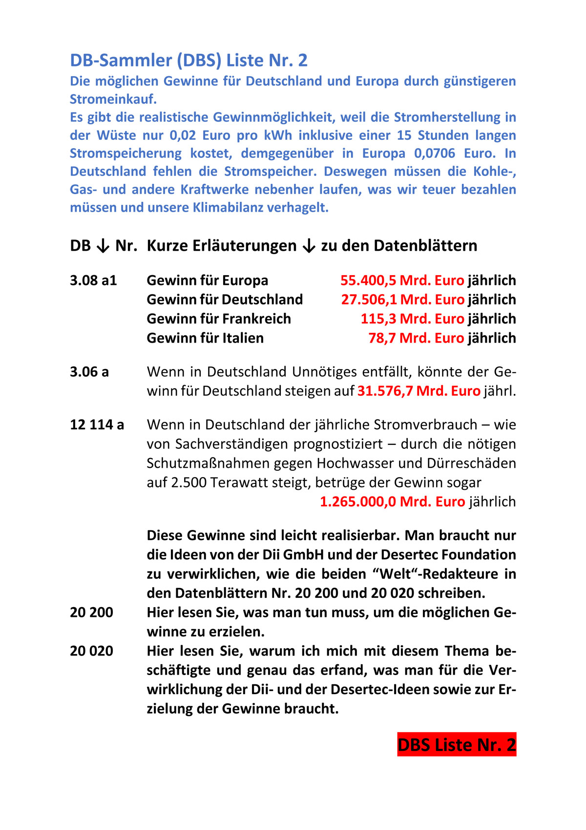 DBS 2 Mgliche Gewinne-S1