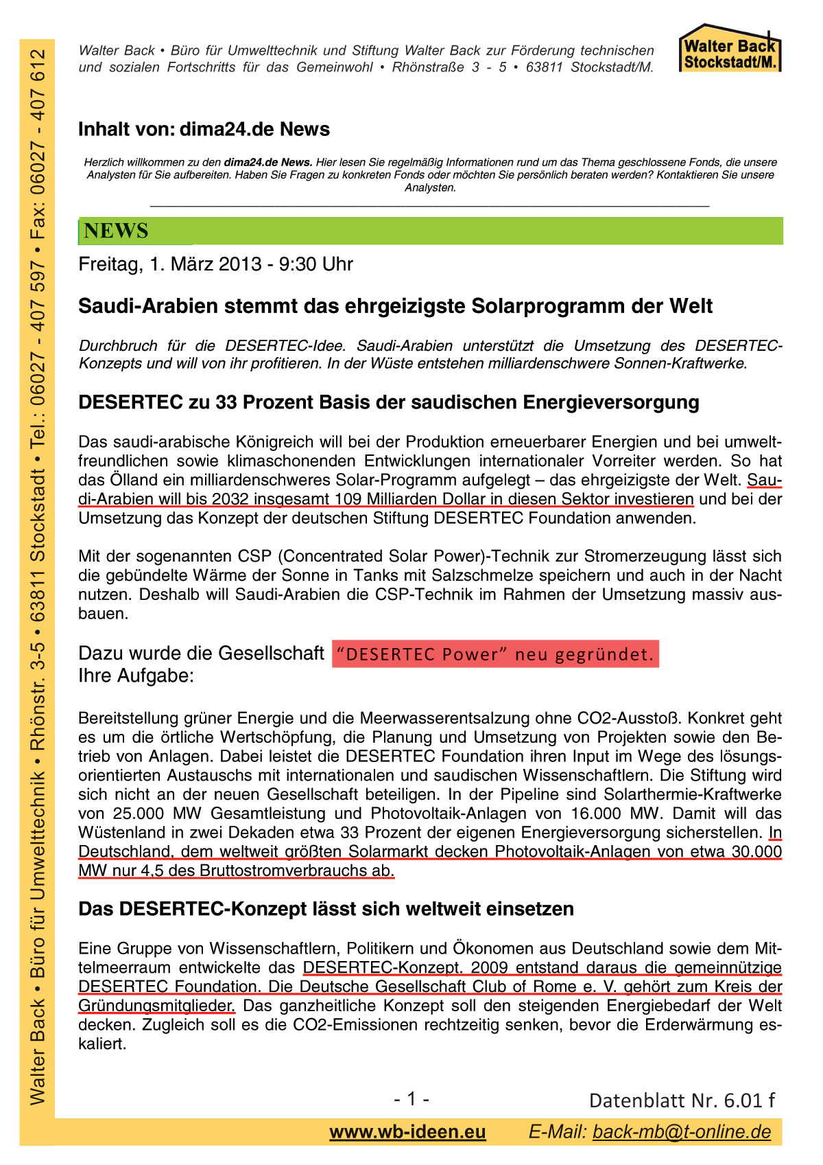 DBS 7 Technik der Stromgewinnung in der Wste Seite 7